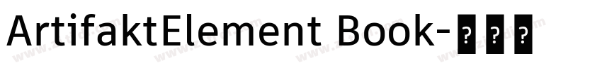 ArtifaktElement Book字体转换